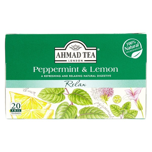 (Ahmad Tea)아마드티 페퍼민트 앤 레몬 20개입